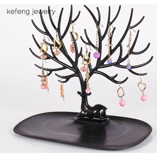 Deer Jewelry Stand Display Necklace Earring Ring Braclet Holder Show Rack Girlfriend Gift Home Storage Decoration Jewelry Holder