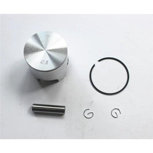 10 pcs/lot 47.6mm Piston Kits With Pin For Yamaha jog 50 Jog50 Motorcyle Cylinder Minarelli Jog Cylinder Dia=47.6mm Pin=10mm