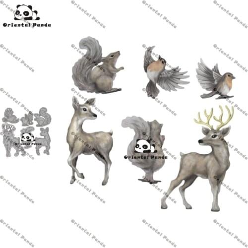 New Dies 2021 Camper Van Metal Woodland animals Dies diy Die hoto album cutting die Scg new die for cuttinrapbooking 2021Animal