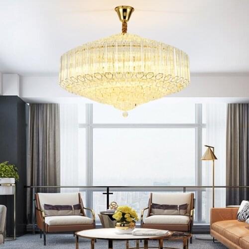 Postmodern light luxury crystal chandelier creative personality living room dining room bedroom simple Nordic lamp