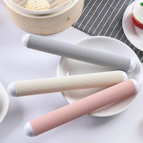 Rolling Pin Non-Stick Baking Accessories Home Diy Fondont Cake Tools Plastic Kitchen Pastry Roller Pin Dumpling Maker Tools