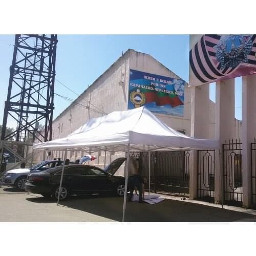 Nice Quality Aluminum 10ft x 20ft Folding Wedding Leisure Street Booth Canopy Sun Shelter Pop Up Gazebo Marquee Tent Car Shade