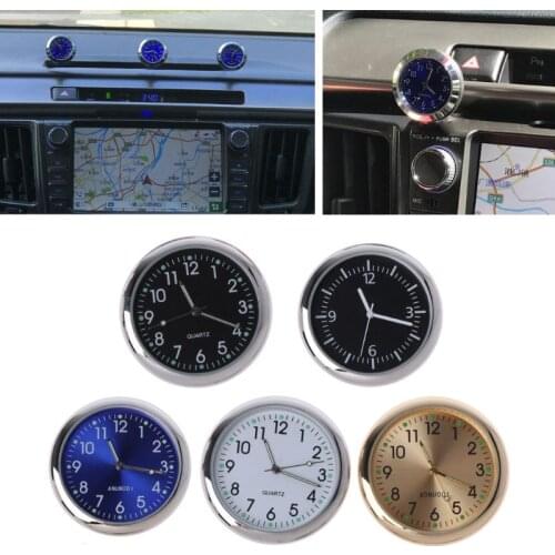 Universal Car Clock Stick-On Electronic Watch Dashboard Noctilucent Decoration For SUV Cars #425