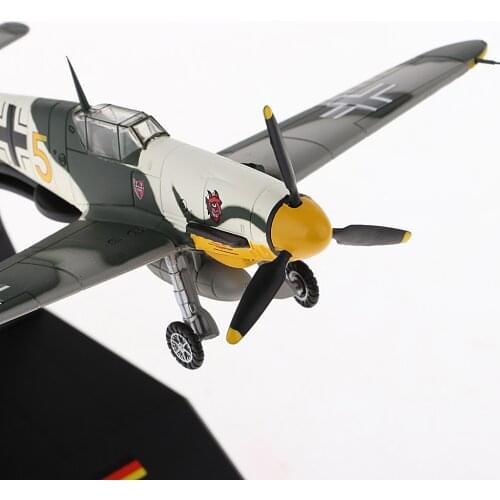 1/72 Diecast Military Fighter Bf-109 / Me-109 Airplane Helicopter DIY Home Decor