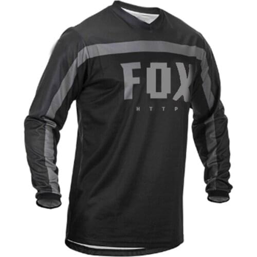 2021HTTP Fox Motorcycle Mountain Bike Team Downhill Jersey MTB Offroad DH Fxr Bicycle Locomotive Shirt Cross Country Mountain