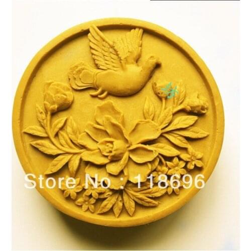 Free shipping dove modelling silicon soap mold Cake decoration mold Cake mold Handmade soap mold NO.SO-029
