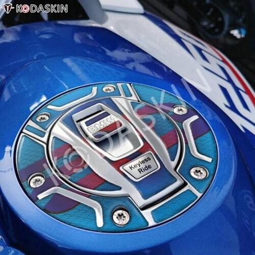 KODASKIN 3D Printing Gas Cap Fuel Tank Pad Sticker Decal Protection for BMW F750GS F850GS