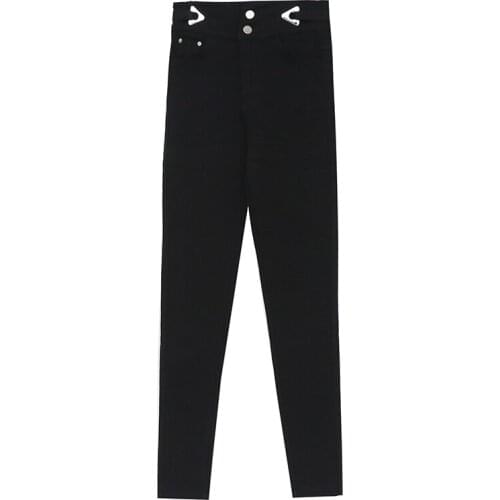 Fv268 2019 new autumn winter women fashion casual Popular PU Artificial leather Leggings Cashmere thick warm womens clothing