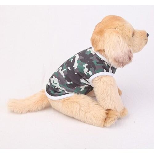 Summer Dog Clothes Comfortable Pet T-shirt Dog Vest For Small Medium Dogs Accessories Puppy Cat Vest Cotton Apparel