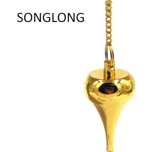 Metal pendulum spirit divination frequency modulation solid brass men and women lucky hand spirit swing chain energy therapy