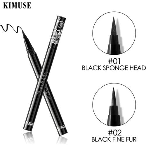 Fashion Black Liquid Eyeliner Portable Quick Dry Waterproof Long-lasting Sweatproof Easy To Draw Eye Liner Pen Cosmetics TSLM1