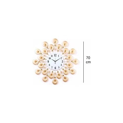 Peacock Fashion Wall Clock Living Room Modern Garden Creative Minimalist Mute Quartz Watches Wall Clock Wrought Decorations