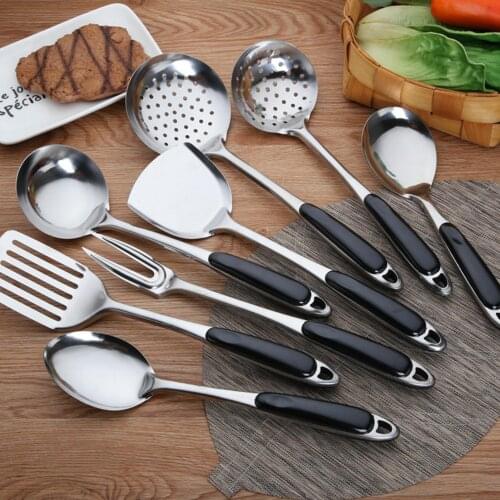 Non-stick Silicone Kitchen Ware Set Cooking Utensils Tools Spoon Spatula Heat Resistant Egg Beaters Kitchen Gadgets Accessories