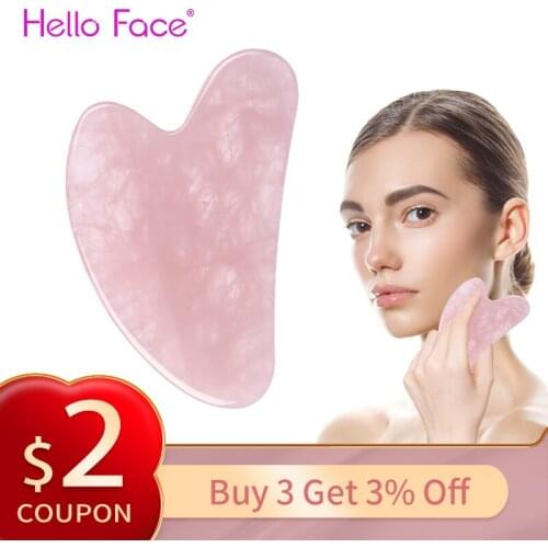 Natural Jade Gua Sha Massage Tool Facial Tool Massager Scrapers Tools For Face Neck Back Body