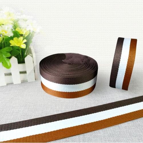 3M Quality Thicker 25-50mm Nylon Ribbon Safety Belt Computer jacquard Ribbon Outdoor Backpack Bag Parts Webbing Safety Harnes