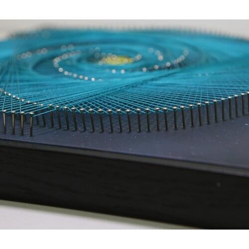 New Hot Nails String Art Set 3D Vision Wire Painting Decompression Craft DIY Winding Lines Ornament Gift for Home Office SMR88