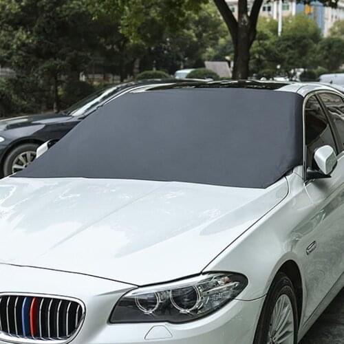 New Practical Car Windscreen Cover Anti Ice Snow Frost Shield Dust Protection Heat Sun Shade Ideally for Front Car Windshield