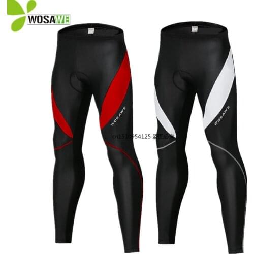Slim Mens Cycling Tights Pants Waterproof Thermal Fleece Partly Mountain MTB Bike Trousers Gel Reflective Bicycle Pants