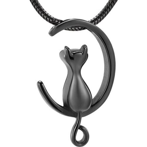 IJD10070 Necklace Pendant urn Box Cat Daze Shape Four Colors can Be Wholesale and Retail