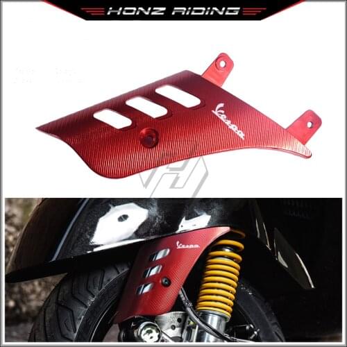 For VESPA GTS 125 200 300 2013-2020 Motorcycle Front Wheel Rocker Shock Cover Protector CNC Aluminum