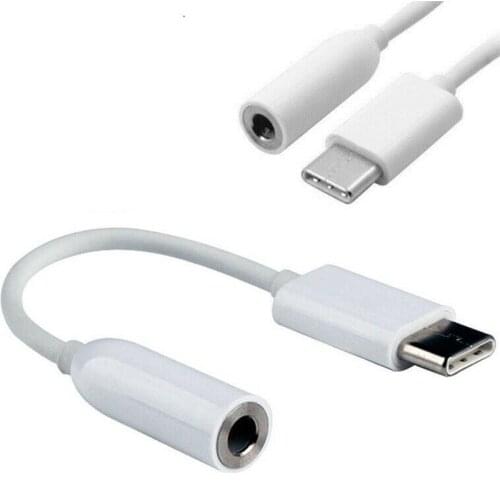 Type C To 3.5mm Converter Adapter USB-C Jack Earphone Headphone Cable Audio Aux Cable Adapter For Xiaomi Huawei Samsung