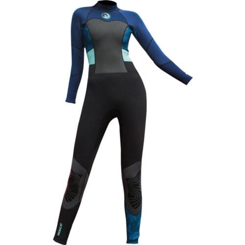 Professional Neoprene Swimsuit Women Womens 1.5mm One-piece Wetsuit Warm Scuba Diving Harpoon Surfing Slim Fit Suit