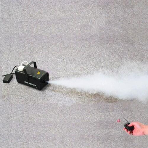 Wireless Remote Control 400W Fog Machine/Atomization Disinfection Smoke Machine/Smoke Ejector Thrower/Sterilizing/Purifying Air