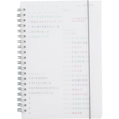 Schedule Daily Scheduler Portable Learning Efficiency Notebook Agenda Planner Organizer Planners Stationery Planner Notebook