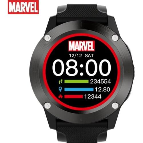 Disney Official Marvel The Avengers Iron Men Spider Man Smart Wristwatches Multi Functions Sport Heart Rate For Android And ISO