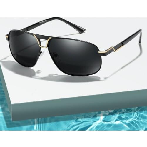 Men Polarized Sunglasses Brand Men Metal Square Driving Sun Glasses Male UV400 Sunglass Shades Eyewear gafas de sol