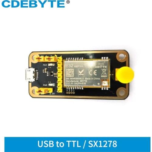 SX1278 LoRa USB Test Board For 433MHz 470MHz E32 E32-400T20S IoT Transceiver E32-400TBL-01