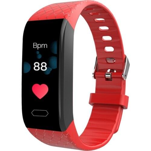 Activity Fitness Tracker Touch Screen Rubber Heart Rate Monitor Calories Sports Waterproof Call Message Daily for Women Kids Men