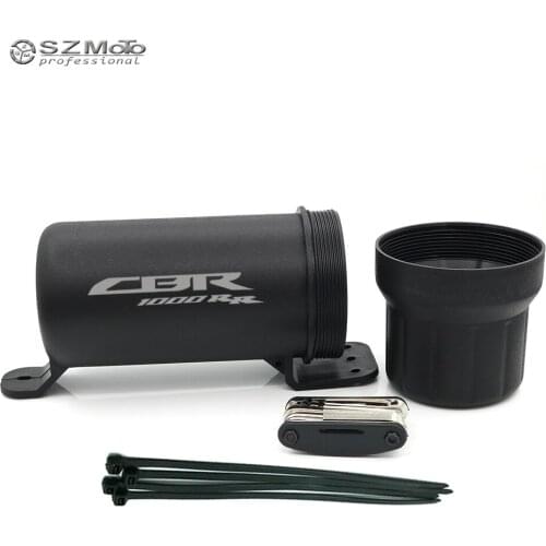 Universal Off-Road For HONDA CBR 600RR/1000RR/1100XX CBR600RR CBR1000RR CBR1100XX Waterproof Tube Gloves Storage Box With 1 tool