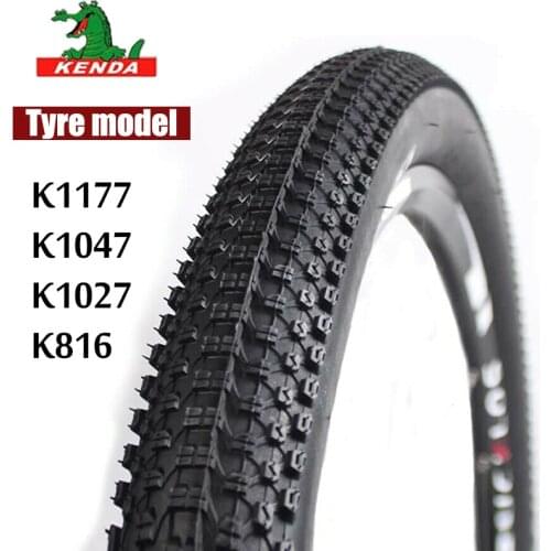 KENDA 26*2.1/1.95 Bicycle Tyre K1047 Mountain Bike Tire 60TPI MTB K1027 K816 K1177 Not Folded Ultralight Non-slip Cycling Tyre