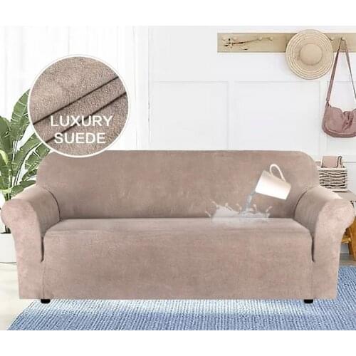 Waterproof suede sofa cover high elasticity full package 1/2/3/4 seat home fabric removable and washable sofa cushion