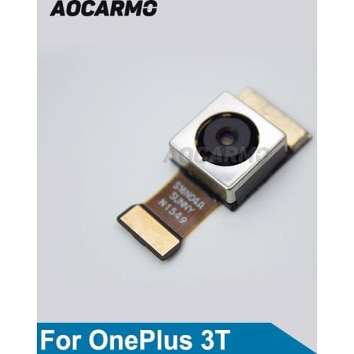 Aocarmo Back Camera Replacement Rear Main Lens Repair Flex Cable Camera Module For OnePlus 3T 1+3T A3010 16MP
