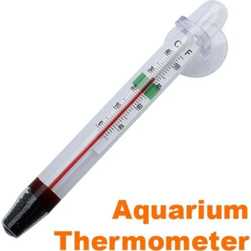 Fish Tank Aquarium Thermometer Decoration Decor Supplies Water Temperature Measuring Tools MUMR999