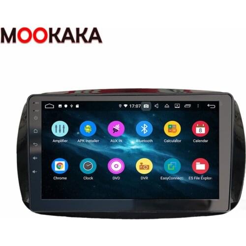 For BENZ SMART 2016 PX6 Android 10.0 4+128G Screen Car Multimedia DVD Player GPS Navigation Auto Radio Audio Stereo Head Unit