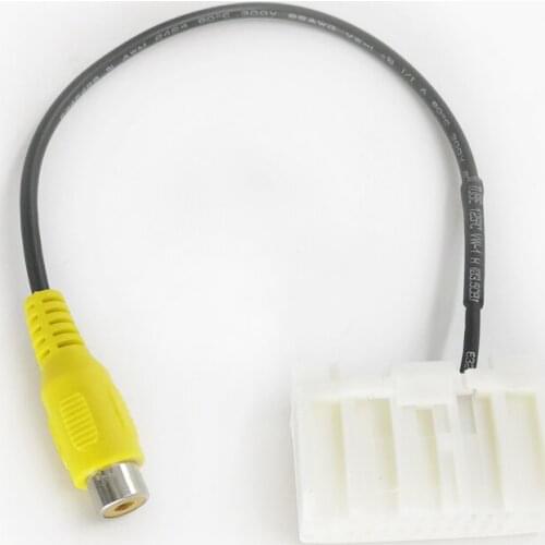 Biurlink Car Rear Camera Factory Display RCA Plug Reversing Video Cable For Jeep Wrangler 2007-2017