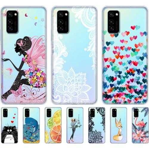 Case for Honor View 30 V30 Case Funda Soft Silicon Cover For huawei honor View 30 PRO V30 pro bumper coque Transparent TPU shell
