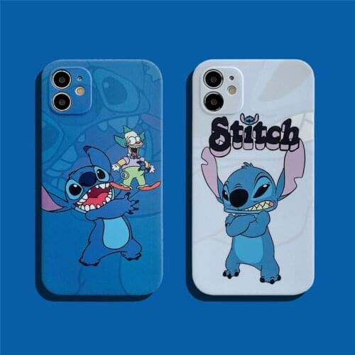 Disney Stitch Phone Case for IPhone 7 / 8 / 8 Plus / X / XS / XR / XSMax / 11 / 11pro / 12 Pro /Cartoon Character Silicone Case