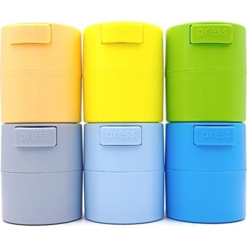 Colorful Matte Eyelash Glue Storage Jar Press Style Activated Carbon Sealed Storage Tank Makeup Tools