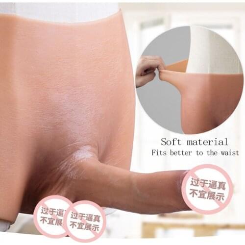 Sex Shop New Silicone Solid Penis Dildos Pants Female Masturbation Device Realistic Strapon Penis Pants Sex Toys For Women Lesbi