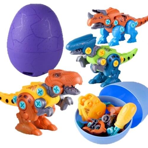 Take Apart Dinosaur Toys for Kids - Building Dino Egg Play Kit with Screwdriver