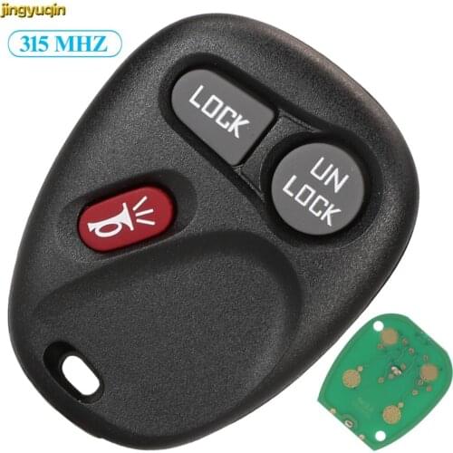 Jingyuqin Remote Car Key Fob Control 315MHZ For Buick Rainier Hummer H2 GMC Yukon Chevrolet Suburban 1500/2500 Pontiac Saturn 3B