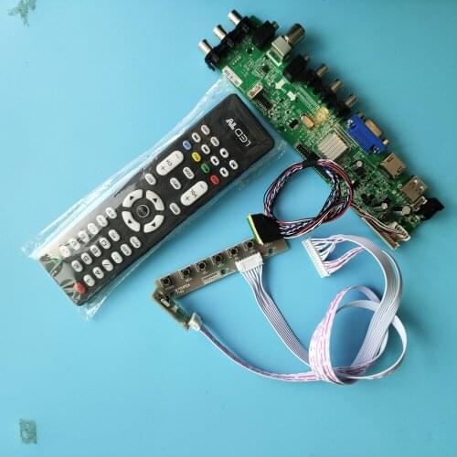 Kit For N101BGE-L41/N101BGE-L11 40pin LED USB VGA TV 1366X768 HDMI AV DVB-T DVB-T2 Signal controller board digital 10.1" remote