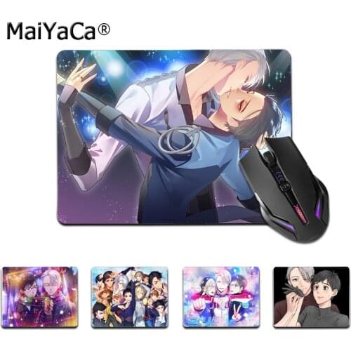 Maiyaca Top Quality anime Yuri on Ice Anti-Slip Durable Silicone Computermats Top Selling Wholesale Gaming Pad mouse