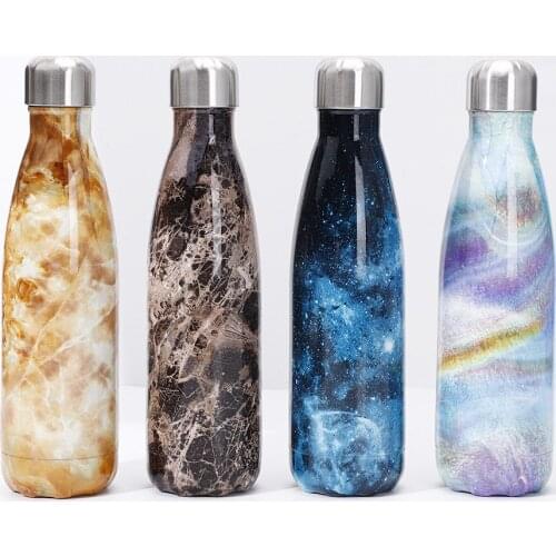 Couple Student New Star Creative Coke Bottle Stainless Steel Thermos Cup Handy Cup
