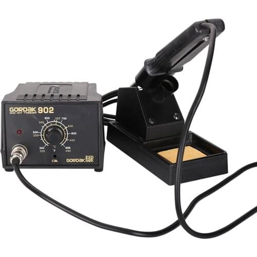 Soldering Repair Rework Station Electric Constant Temperature Double Iron Tongs Foot IC Chips Dual Soldering Pen GORDAK 902