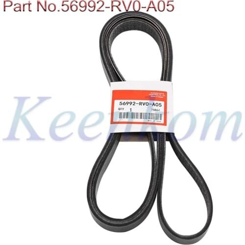 Serpentine Drive Belt 56992-RV0-A05 56992RV0A05 For Honda Odyssey Accord Ridgeline Pilot Acura MDX TL RL